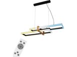 Lampada A Sospensione A Led Cct, Nera, Con Legno, LED/44W