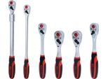 Ks Tools Set Di Cricchetti Reversibili Monster 6 Pezzi 1/4" + 3/8"" + 1/2"" - 935.0006"