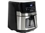 Melchioni 118340033 Friggitrice Singolo 6,5 L Indipendente 1600 W Nero Acciaio Inox