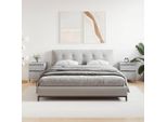 Maison Exclusive - Comodini 2 Pz. Grigio Cemento 40X35X50 Cm Materiale Ligneo