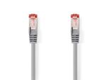 Cavo Di Rete CAT6 | RJ45 Maschio | RJ45 Maschio | S/Ftp | 10,0 M | Rotondo | Lszh | Grigio | Etichetta