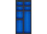 Bgs Carrello Da Officina 1/3 Vuoto: 7 Scomparti 408 X 189 X 32 Mm - 74363