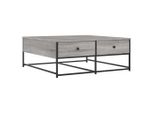 Syfax™ Tavolino Da Salotto Grigio Sonoma 100X99X40Cm Legno Multistrato