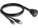 Delock Cavo Usb 2.0 Usb Tipo-A Maschio E Usb Tipo-C Maschio 1M