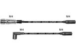 Set Di Cavi Di Accensione Versione Di Collegamento M4 Cavo Ø 7 Mm Bbt Per Audi 80 E Altri
