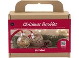 Creativ Company Mini Baubles Natalizi Con Paillettes Fai Da Te