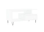 Syfax™ Tavolino Da Salotto Bianco 90X49X45 Cm In Legno Multistrato