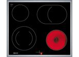 Neff N 50, Piano Di Cottura Elettrico, 60 Cm, Con Controllo Del Forno, Nero, Con Cornice Sul Piano, M16SRF0L0