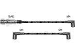 Set Di Cavi D'accensione Versione Di Collegamento M4 Cavo Ø 7 Mm Bbt Per Vw Transporter E Altri