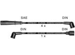 Set Di Cavi D'accensione Versione Di Collegamento Cavo Din Ø 7 Mm Bbt Per Suzuki Vitara E Altri