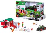Bburago 18-31681 - Pollaio Agricolo Con Trattore Fendt 1050 Vario (17 Pezzi)