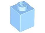 50 Pezzi Lego, Parti N. 3005 In Azzurro Brillante