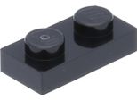 Lego® 10X Piastre 1X2 3023 - Piastra Nera - Nero