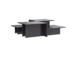 Syfax™ Tavolini Da Salotto 2 Pz Grigio Lucido In Legno Multistrato