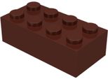 1 Pezzo Lego, Parte C. 3001 In Marrone I(Marrone)