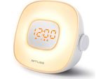 Radiosveglia Luminosa Con Doppia Sveglia, Bianca Muse Ml-198Cr
