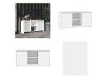 Vidaxl Mobile Tv Bianco 102X37,5X52,5 Cm Materiale A Base Di Legno - Mobile Tv - Mobile Tv - Mobile Stereo - Supporto Tv Con Spazio Di Archiviazione