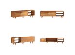 Vidaxl Mobile Tv In Legno Massiccio Acacia Finitura Miele 140X30X40 Cm - Mobile Tv - Mobili Tv - Mobile Tv In Legno - Mobile Tv In Legno Massiccio