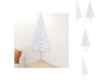Vidaxl Albero Di Natale Artificiale Ad Angolo Bianco 240 Cm Pvc - Alberi Di Natale