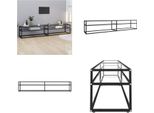 Vidaxl Mobile Tv Trasparente 220X40X40,5 Cm In Vetro Temperato - Mobile Tv - Mobile Tv - Supporto Tv - Tavolo Tv