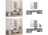 Vidaxl Set Di Mobili Per Corridoio In Legno Grigio Sonoma - Set Di Mobili Per Corridoio - Set Di Mobili Per Corridoio - Mobili Per Corridoio - Set Di Mobili Per Corridoio