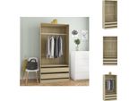 Vidaxl Armadio Rovere Sonoma 100X50X200 Cm In Legno - Armadi