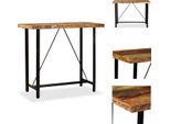 Vidaxl Tavolo Da Bar In Legno Massiccio Antico 120X60X107 Cm - Tavoli Da Pranzo
