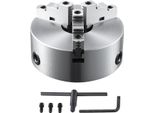 Mandrino Per Tornio Vevor K11-200 Mandrino A Tre Griffe Da 200 Mm Materiale HT300 Mandrino A 3 Griffe Gamma Di Serraggio 4-200 Mm A 3 Griffe, 20Cr, ≥53HRC φ65 Mm Foro Mandrino Per Tornio Autocentrante