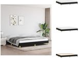 Vidaxl Struttura Letto Nera 200X200 Cm In Tessuto - Letti E Strutture Letto