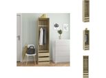 Vidaxl Armadio Con Cassetti In Rovere Sonoma 50X50X200 Cm - Armadi