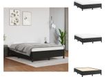 Vidaxl Struttura Letto Nera 140X200 Cm In Similcuoio - Letti E Strutture Letto
