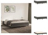 Vidaxl Letto A Molle Insacchettate Grigio Scuro 180X200 Cm In Velluto - Letti E Strutture Letto