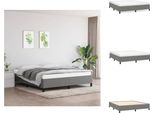 Vidaxl Struttura Letto In Tessuto Grigio Scuro 160X200 Cm - Letti E Strutture Letto