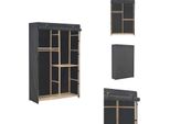 Vidaxl Armadio A 3 Piani Grigio 110 X 40 X 170 Cm In Tessuto - Armadi