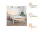 Vidaxl Letto In Legno Massiccio Di Pino 90X200 Cm - Letti E Strutture Letto