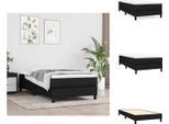 Vidaxl Letto A Molle Insacchettate Nero 80X200 Cm In Tessuto - Letti & Strutture Letto