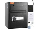 Vevor 1,7 L Cassaforte Per Depositi, Cassaforte Per Depositi Con Fessura A Caduta, Serratura Con Codice Elettronico E 2 Chiavi Di Emergenza, 45 X 30 X 35 Cm, Cassaforte Aziendale Per Contanti, A Casa, In Hotel, In Ufficio