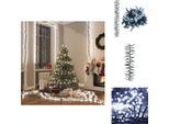Vidaxl Luci Led Da Fata Con 1000 Led Bianco Freddo 11 M Pvc - Illuminazione Di Natale