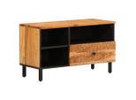 Syfax™ Mobile Porta Tv 80X33X46 Cm In Legno Massello Di Acacia