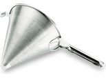 Colino Da Cucina Lacor Pointed Chinois In Acciaio Inossidabile, Manico Lungo, Diametro 18 Cm