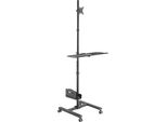 Equip 650171 Supporto Da Pavimento Equip 17"-32""/ 1TFT 8Kg 1Shelf Sw Lite Retail"