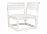 Vidaxl Divano Da Giardino Angolare Bianco 73X73X78 Cm In Legno Di Pino Massiccio