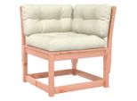 Vidaxl Divano Da Giardino Angolare Con Cuscini 73X73X78 Cm In Legno Massiccio Di Abete Douglas