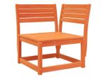 Vidaxl Divano Angolare Da Giardino Marrone Cera 73X73X78 Cm In Legno Di Pino Massiccio