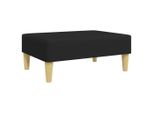 Vidaxl Sgabello Nero 77X55X31 Cm In Tessuto