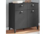 Vidaxl Credenza Viken Antracite 80X40X80 Cm Materiale A Base Di Legno