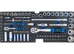 Inserto In Schiuma Per Art. 3312: Set Di Chiavi A Bussola | 6,3 Mm (1/4") / 12,5 Mm (1/2"") | Misure In Pollici | 78 Pz."