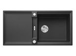 Blanco Adira Xl 6 S-F Lavello Da Incasso Silgranit Antracite Da 60 Cm Con Comando A Distanza Dello Scarico, Con Accessori