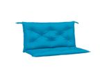 Vidaxl Cuscini Per Panca Da Giardino 2 Pz. Tessuto Oxford Azzurro 100X50X7 Cm