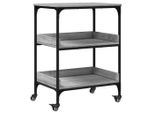 Carrello Da Cucina Grey Sonoma 60X41X80,5 Cm Materiale A Base Di Legno